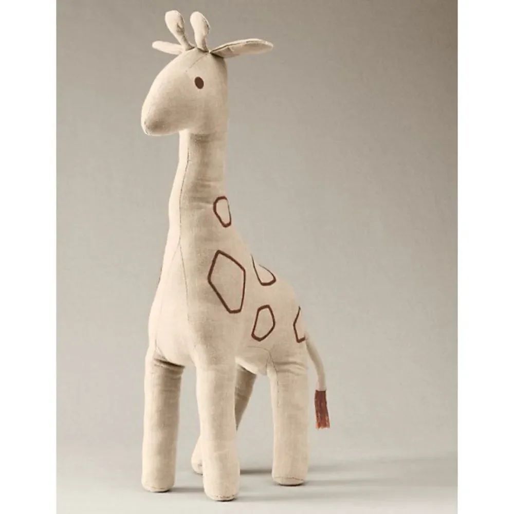 Restoration Hardware Baby & Child 22” Giraffe Stuffed Animal Knit Toy Plush